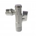 Кран шаровый угловой с фильтром SOLOMON 1/2"*3/8" А7041