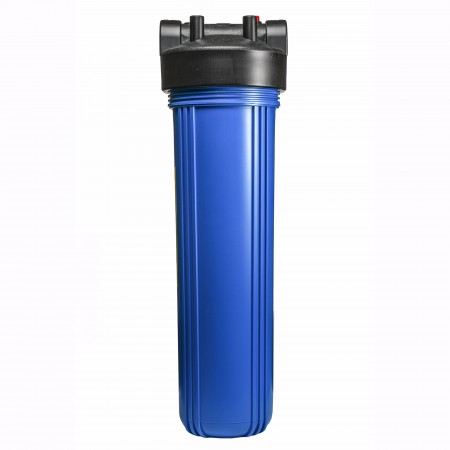 Фильтр-колба пласт.,2 упл. кольца, БЕЗ картриджа 124-20-BB Big Blue 20", 1"