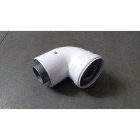 Колено 90 градусов, d=60/100 mm CE.00.34 H