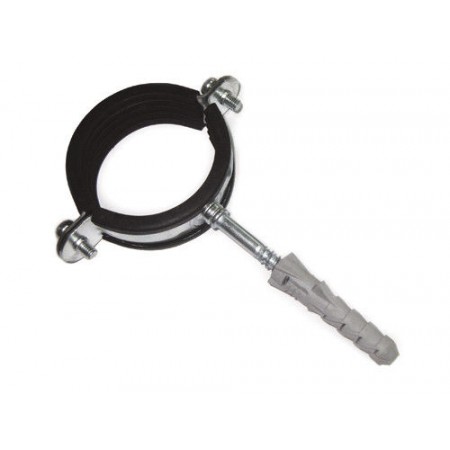 Хомут для труби-1/2" G (ф 20-25) з дюбелем і шпилькою М 8х80