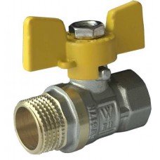 Кран кульовий прямий WATER VALVE 3/4" НВ ЖБ NV Q002 Кран кульовий прямий WATER VALVE 3/4" НВ ЖБ NV Q002