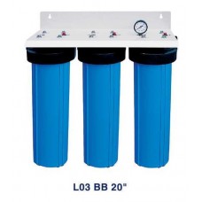 Система 3-х ступінчастого очищення Bio+ systems, L03 BB 20" настінна