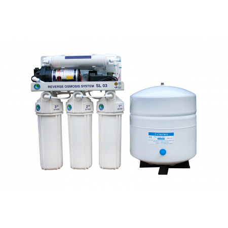Система обратного осмоса Bio+ systems (мембр. Filmtec пр-во США) с насосом RO-75-SL03